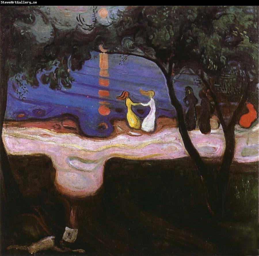Edvard Munch The Dance in the seaside